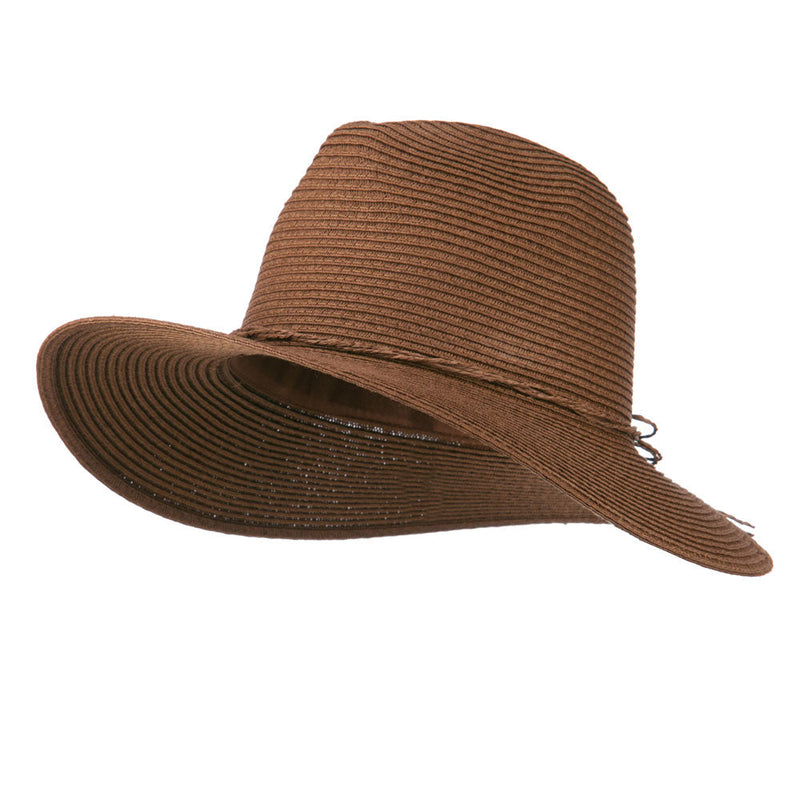 Ribbon Paper Straw Panama Hat