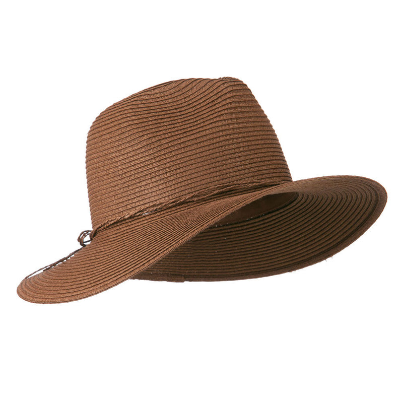 Ribbon Paper Straw Panama Hat