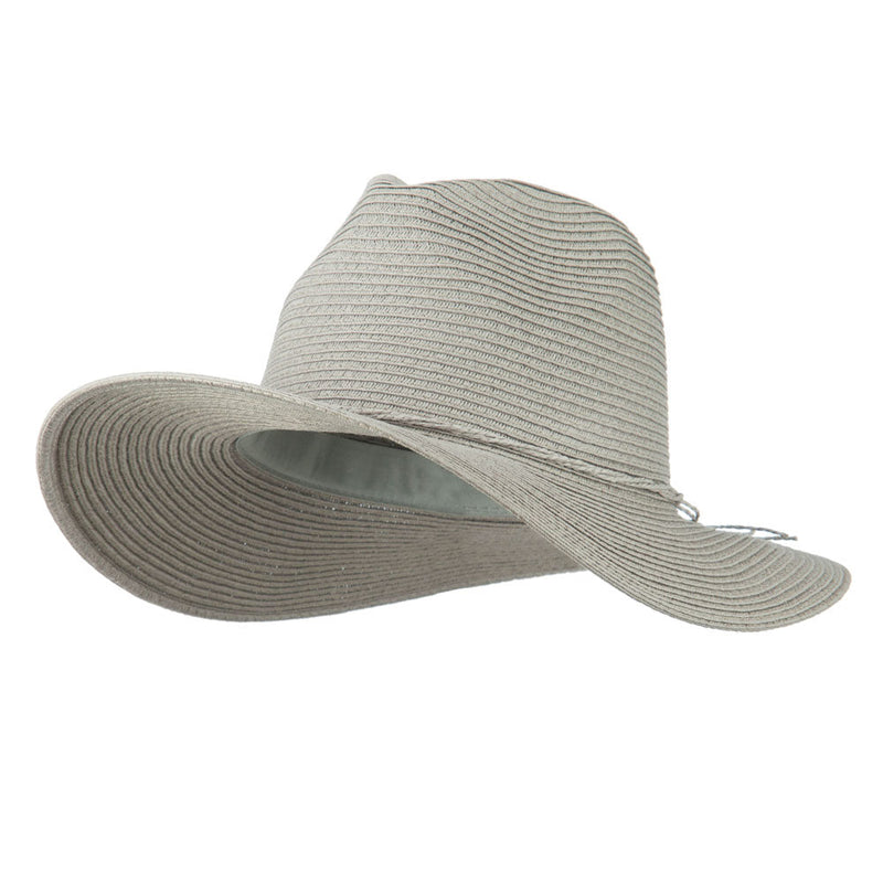 Ribbon Paper Straw Panama Hat