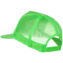 5 Panel Neon Color Poly Mesh Cap