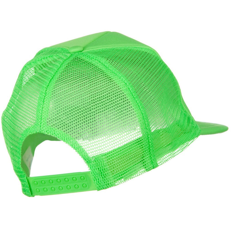 5 Panel Neon Color Poly Mesh Cap