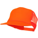 5 Panel Neon Color Poly Mesh Cap