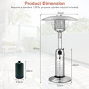 11 000 BTU Portable Tabletop Propane Patio Standing Heater by LJGDeals