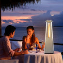 10000 BTU Portable Stainless Steel Tabletop Patio Heater with Glass Tube by LJGDeals
