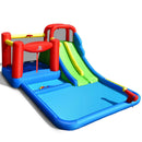 Inflatable Water Slide with Ocean Balls for Kids without Blower by LJGDeals