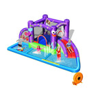 Inflatable Water Slide Park with Splash Pool and 750W Blower by LJGDeals