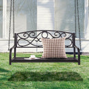 Outdoor 2-Person Metal Porch Swing Chair with Chains by LJGDeals