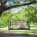 Outdoor 2-Person Metal Porch Swing Chair with Chains by LJGDeals