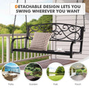 Outdoor 2-Person Metal Porch Swing Chair with Chains by LJGDeals