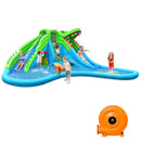 Inflatable Crocodile Style Water Slide Upgraded Kids Bounce Castle with 780W Blower by LJGDeals