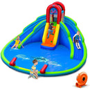 Inflatable Water Park Waterslide for Kids Backyard with 780W Air Blower by LJGDeals