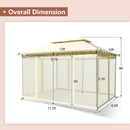 10 Feet x 13 Feet Tent Canopy Shelter with Removable Netting Sidewall by LJGDeals