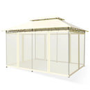 10 Feet x 13 Feet Tent Canopy Shelter with Removable Netting Sidewall by LJGDeals
