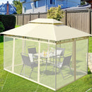 10 Feet x 13 Feet Tent Canopy Shelter with Removable Netting Sidewall by LJGDeals