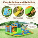 Inflatable Water Slide with Dual Climbing Walls and Blower Excluded by DirectDeals