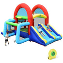 Inflatable Jumping Castle Bounce House with Dual Slides and 480W Blower by LJGDeals