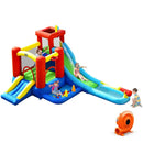 9-in-1 Inflatable Kids Water Slide Bounce House with 860W Blower by LJGDeals