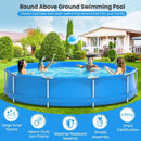 Round Above Ground Swimming Pool With Pool Cover by LJGDeals