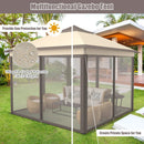 11 x 11 Feet 2-Tier Pop-Up Gazebo Tent Portable Canopy Shelter Carry Bag Mesh by LJGDeals