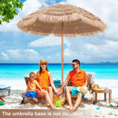7.2 Feet Patio Thatched Tiki Umbrella Hawaiian Hula Beach Umbrella by LJGDeals