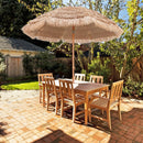 7.2 Feet Patio Thatched Tiki Umbrella Hawaiian Hula Beach Umbrella by LJGDeals
