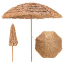 8 Feet Patio Thatched Tiki Umbrella Hawaiian Hula Beach Umbrella by LJGDeals