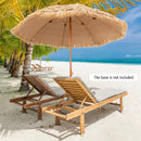 8 Feet Patio Thatched Tiki Umbrella Hawaiian Hula Beach Umbrella by LJGDeals