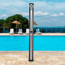 7.2 Feet 9.3 Gallon Solar Heated Shower with Adjustable Head and Foot Tap by LJGDeals