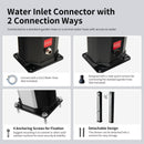 7.2 Feet 9.3 Gallon Solar Heated Shower with Adjustable Head and Foot Tap by LJGDeals