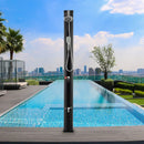 7.2 Feet 9.3 Gallon Solar Heated Shower with Hand and Foot Tap by LJGDeals
