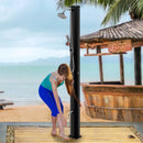 7.2 Feet 9.3 Gallon Solar Heated Shower with Hand and Foot Tap by LJGDeals