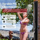 7.2 Feet 9.3 Gallon Solar Heated Shower with Hand and Foot Tap by LJGDeals