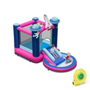 3-in-1 Inflatable Space-themed Bounce House with 480W Blower by LJGDeals