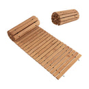 8 Feet Roll-out Weather-Resistant Patio Hardwood Pathway-22 Inch by LJGDeals
