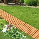 8 Feet Roll-out Weather-Resistant Patio Hardwood Pathway-22 Inch by LJGDeals