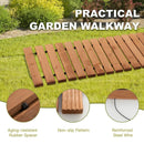 8 Feet Roll-out Weather-Resistant Patio Hardwood Pathway-22 Inch by LJGDeals