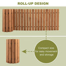8 Feet Roll-out Weather-Resistant Patio Hardwood Pathway-22 Inch by LJGDeals