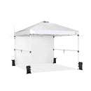 10 x 10 Feet Foldable Commercial Pop-up Canopy with Roller Bag and Banner Strip by LJGDeals