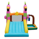 7-in-1 Flamingo Inflatable Bounce House with Slide without Blower by LJGDeals