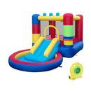 4-in-1 Jigsaw Theme Inflatable Bounce House with 480W Blower by LJGDeals