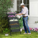 5-Tier Vertical Raised Garden Bed with Wheels and Container Boxes by LJGDeals