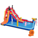 5-in-1 Inflatable Bounce House with 2 Water Slides and Large Splash Pool With 680W Blower by LJGDeals