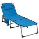 5-position Outdoor Folding Chaise Lounge Chair by LJGDeals