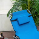 5-position Outdoor Folding Chaise Lounge Chair by LJGDeals