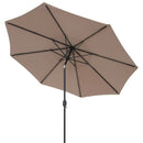 10 Feet Outdoor Patio Umbrella with Tilt Adjustment and Crank by LJGDeals