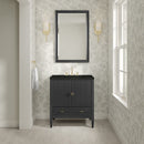 James Martin Myrrin 30" Single Bathroom Vanity, Carbon Oak