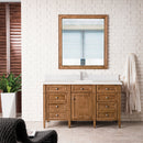 James Martin Brittany 60" Single Bathroom Vanity, Saddle Brown