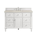 James Martin Lorelai 48" Single Bathroom Vanity, Bright White