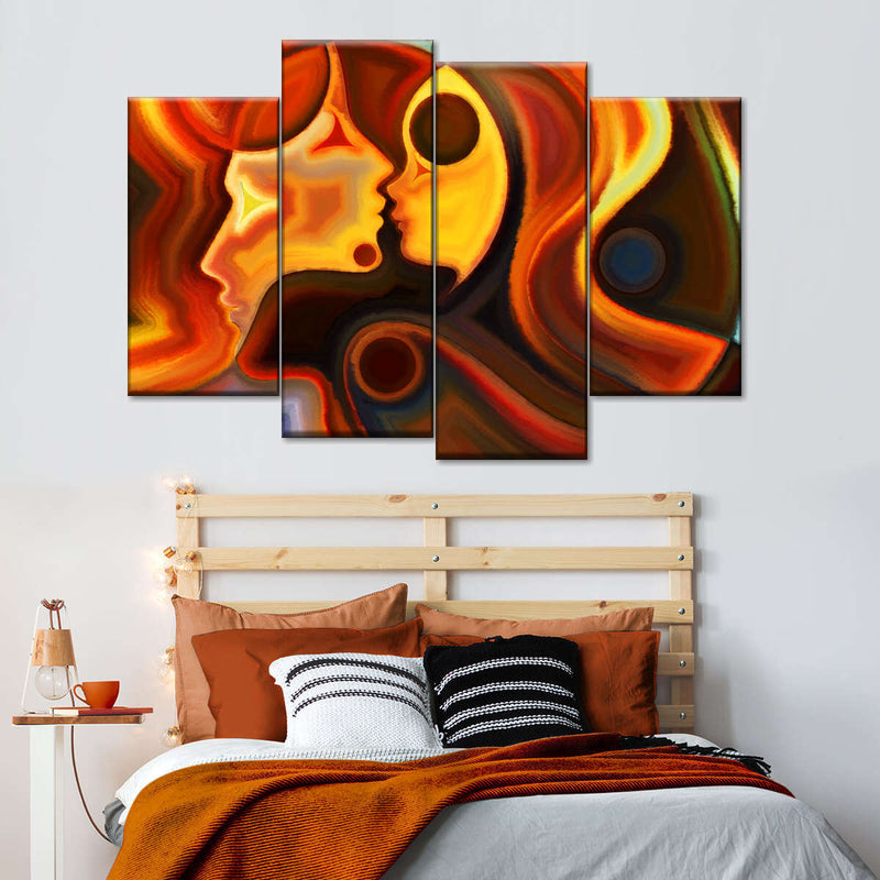 Abstract Love Wall Art