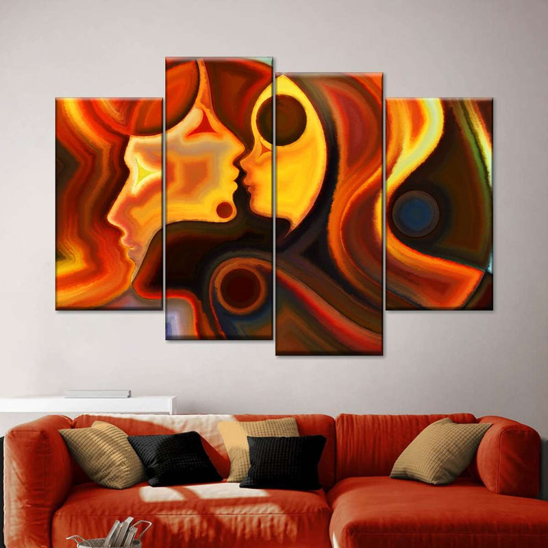 Abstract Love Wall Art